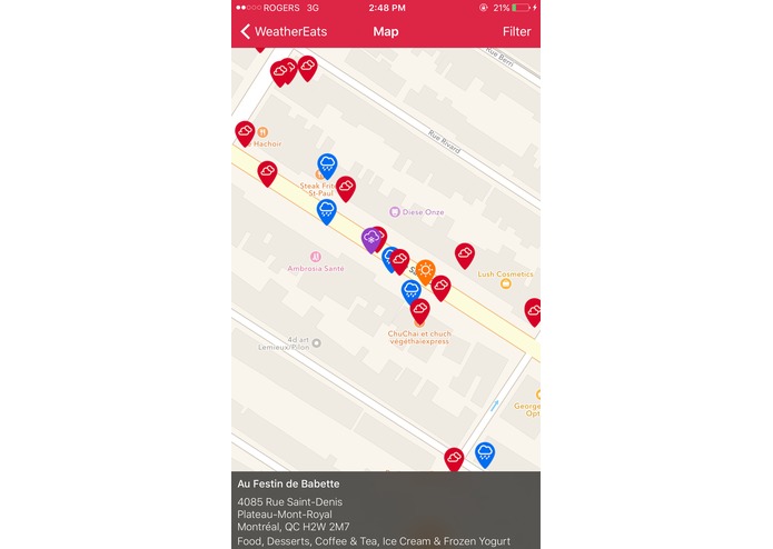 WeatherEats – screenshot 8