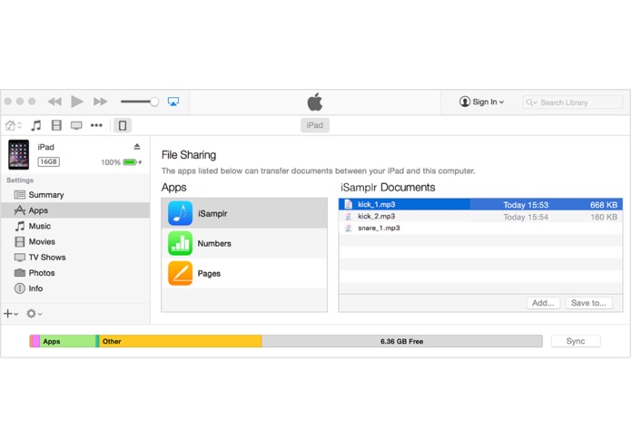 iSamplr – screenshot 3