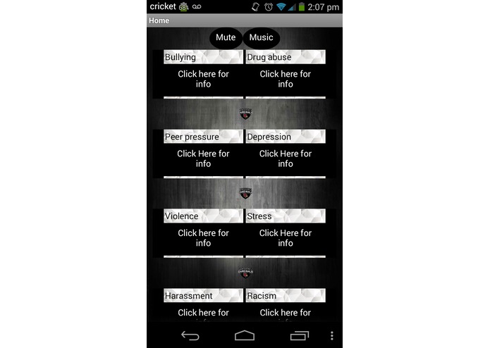 OHS Guidance – screenshot 1