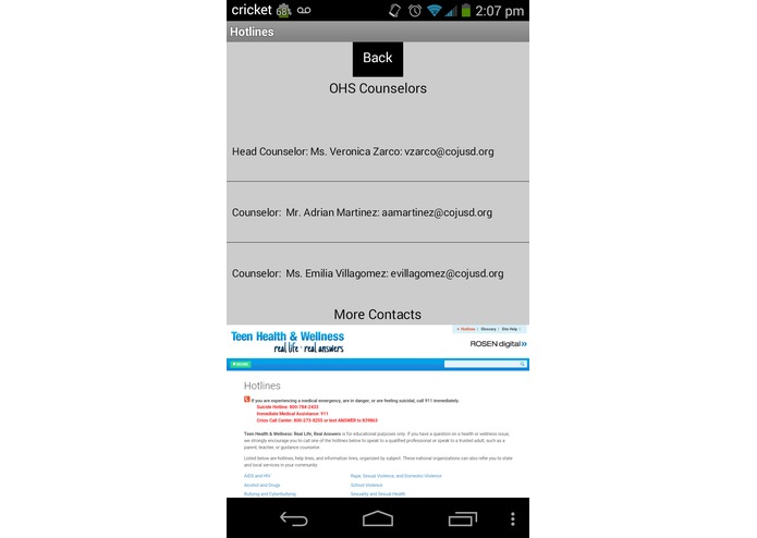 OHS Guidance – screenshot 7