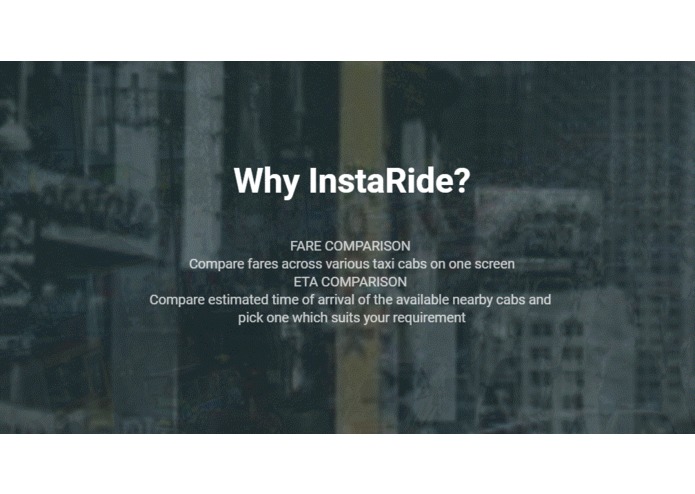 InstaRide – screenshot 2