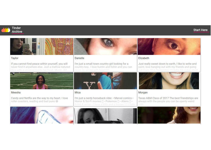 Tinder Archive – screenshot 3