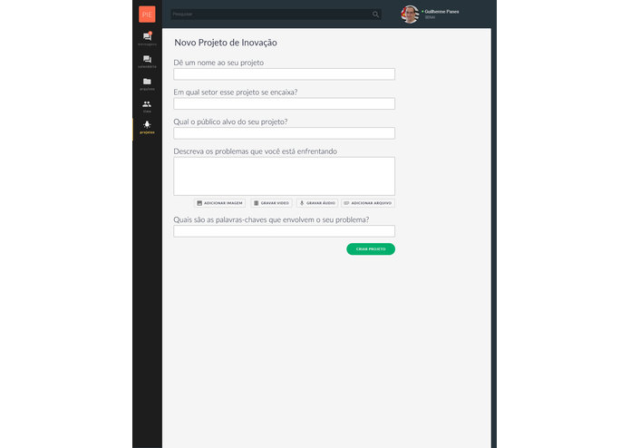 P.I.E. - Plataforma de Inovação Empresarial – screenshot 1