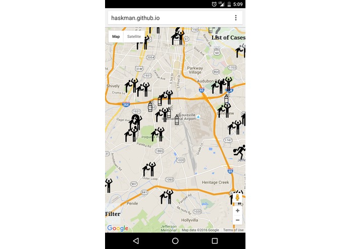 Louisville Hate Crime Map – screenshot 3