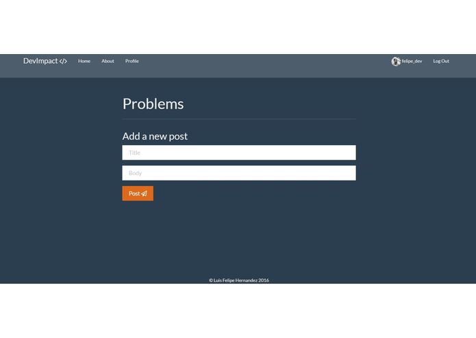 DevImpact – screenshot 2