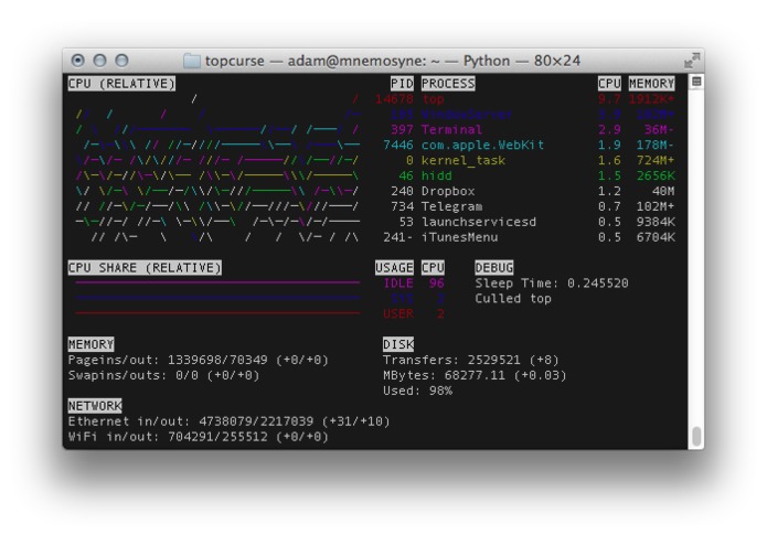 TopCurse – screenshot 1