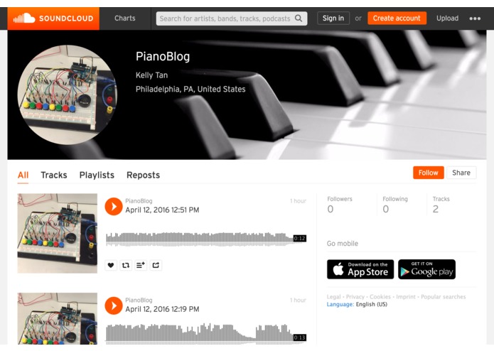 PianoBlog – screenshot 2