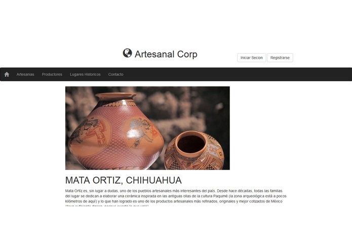 Artesania-Corp – screenshot 1