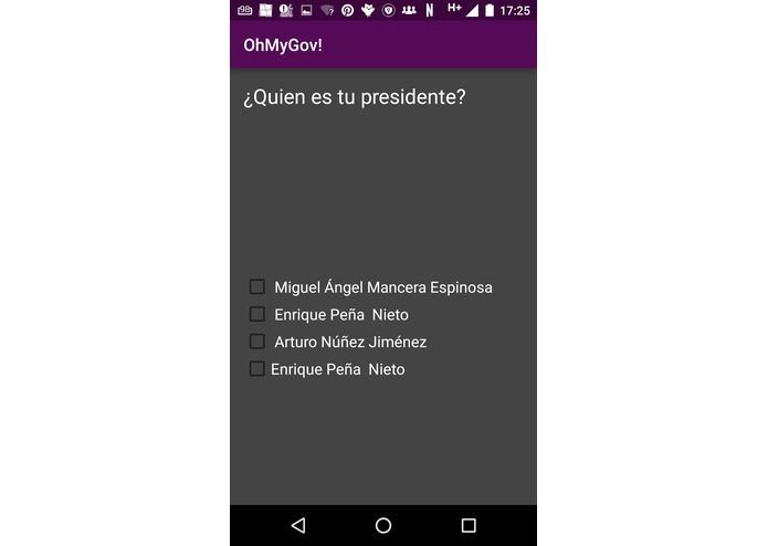 OhMyGov – screenshot 2