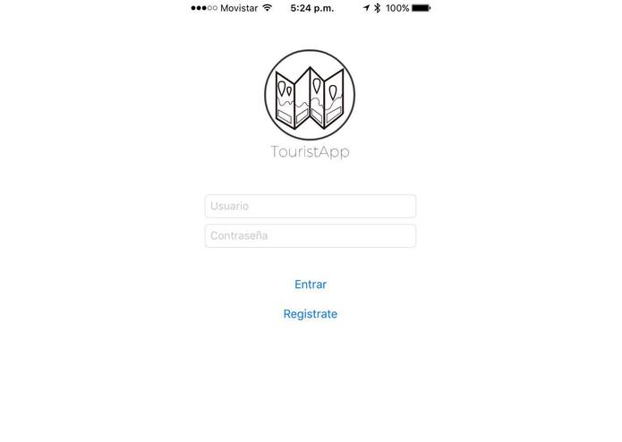 TouristApp – screenshot 1