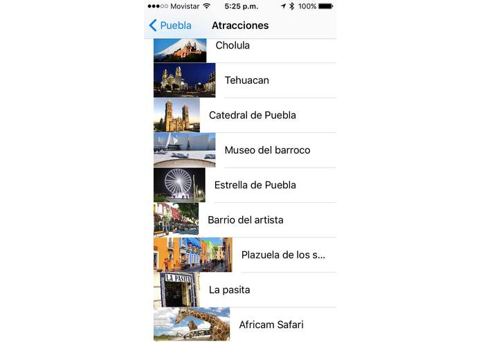 TouristApp – screenshot 2