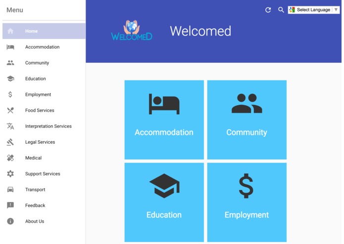 WelcomeD – screenshot 1