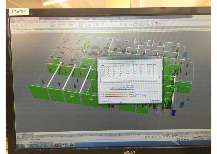 VR walkthrough of Quackenbush 4th floor – screenshot 4