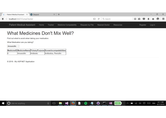 The Patient Medical Assistant – screenshot 2