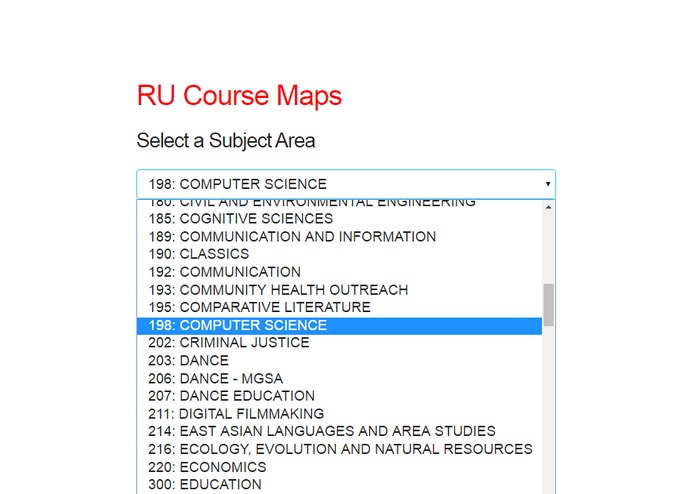 RUCourseMaps – screenshot 4