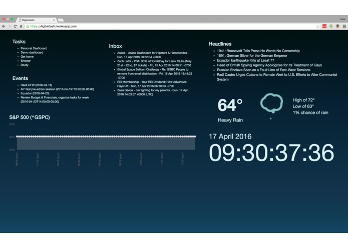 Digital Dash – screenshot 1