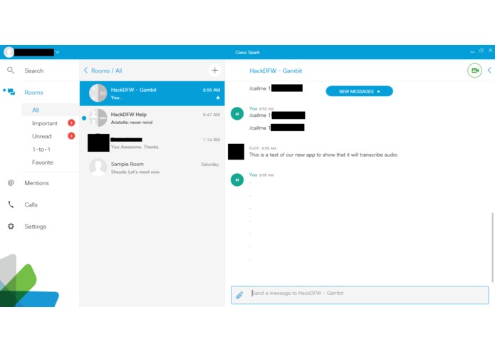 STConnect (Spark/Tropo Connect) – screenshot 1