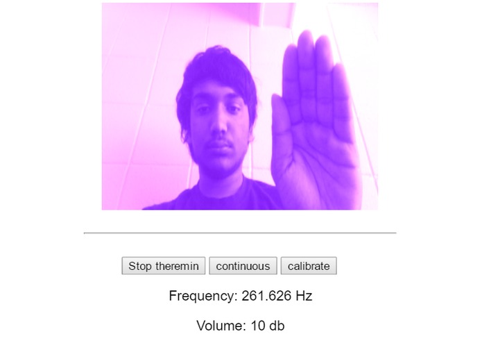 CameraTheremin – screenshot 1