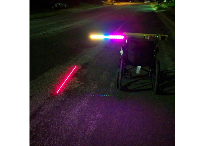 Three Feet Led and Laser Lights Safety Bar. – screenshot 1