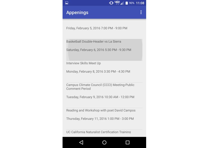 Appenings – screenshot 3