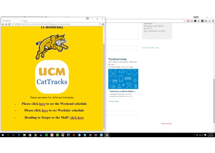 Cattracks unofficial WebApp – screenshot 2