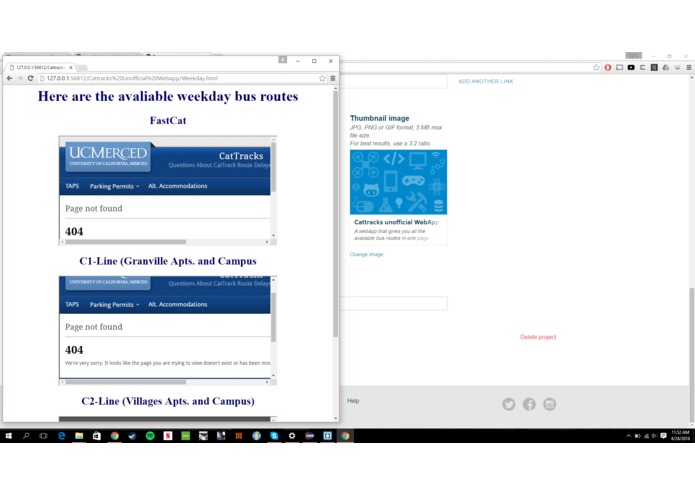 Cattracks unofficial WebApp – screenshot 3