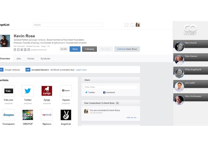 CoInvestTango – screenshot 2