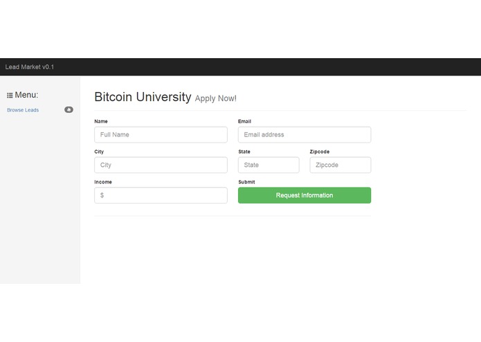Lead Market – screenshot 1