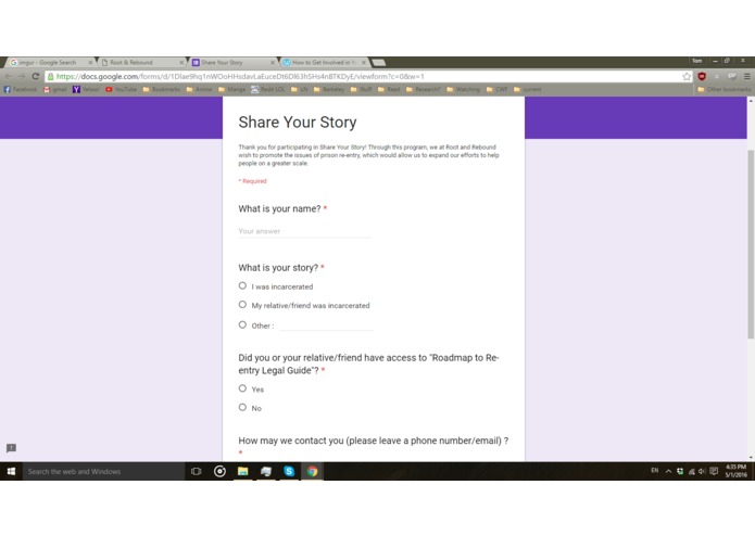 Root and Rebound: Expanding Outreach – screenshot 1