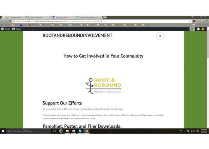 Root and Rebound: Expanding Outreach – screenshot 2