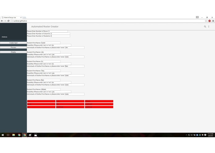 Automated Seat Distributor For Classrooms – screenshot 3
