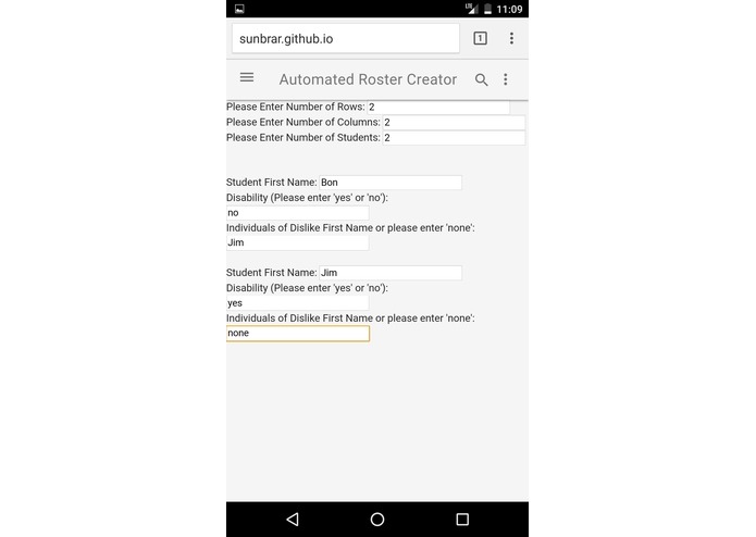 Automated Seat Distributor For Classrooms – screenshot 7