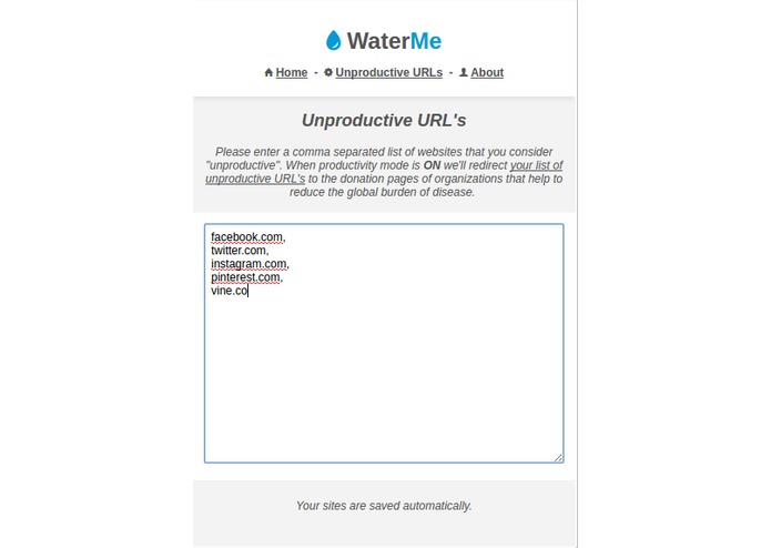 WaterMe – screenshot 2