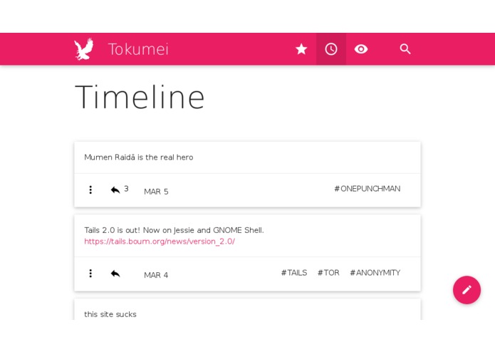 Tokumei – screenshot 1