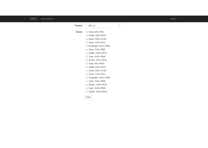 Timetable Exchange Service (TES) – screenshot 2