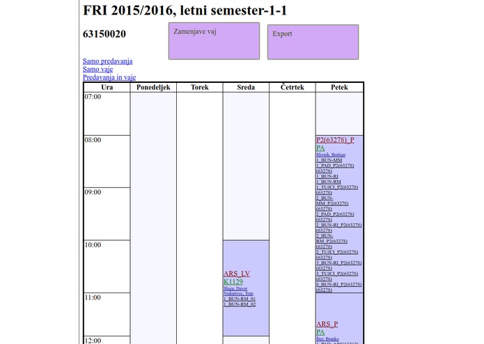 Timetable Exchange Service (TES) – screenshot 5