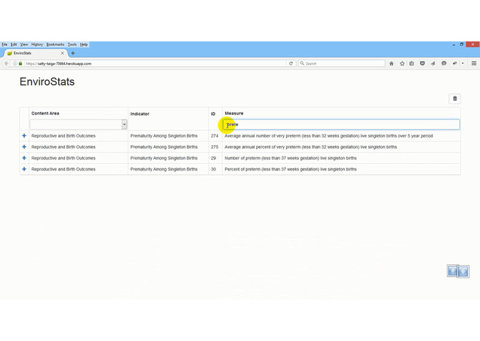 EnviroStats – screenshot 2