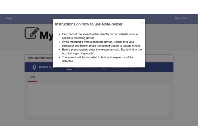 Note Helper with IBM Watson – screenshot 2