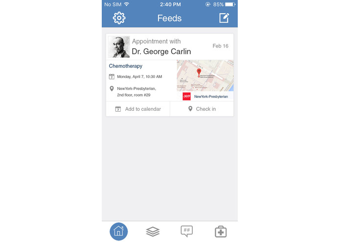 Medyear for NYP Pediatric Oncology – screenshot 2