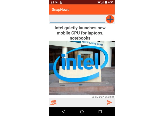 SnapNews – screenshot 1
