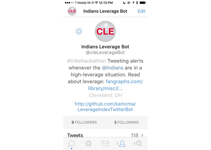 @cleLeverageBot – screenshot 2