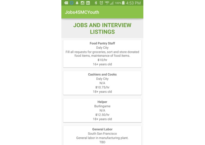 #2_Jobs4SMCYouth – screenshot 2