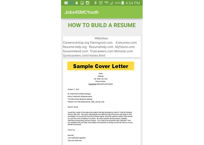 #2_Jobs4SMCYouth – screenshot 6