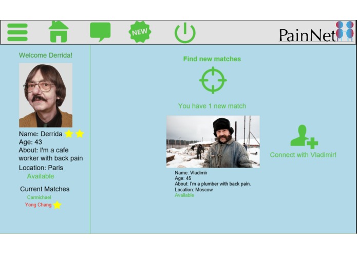 PainNet – screenshot 2