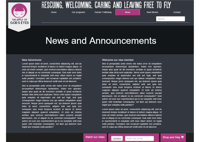 Axiom Zen - God's Eye Landing Page – screenshot 2