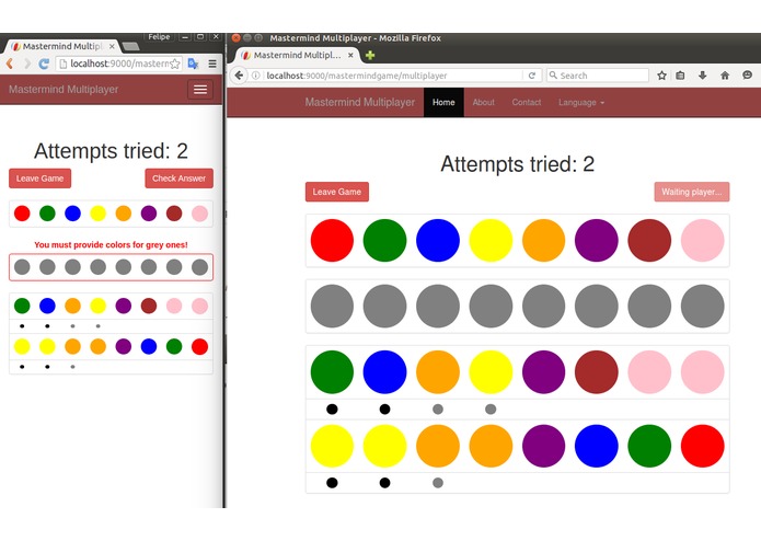 AxiomZen - Web Mastermind Multiplayer – screenshot 2