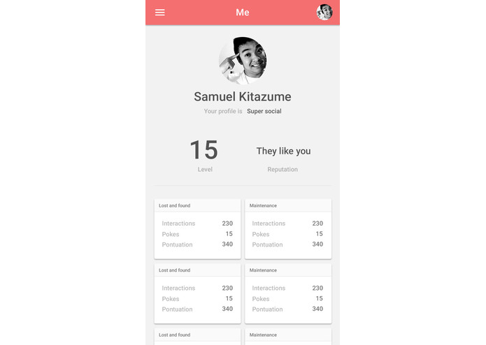 Neighbors social app – screenshot 2