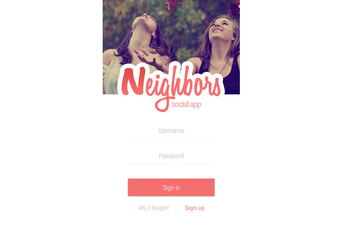 Neighbors social app – screenshot 5