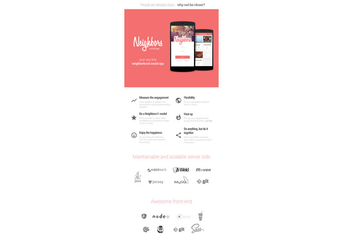 Neighbors social app – screenshot 6