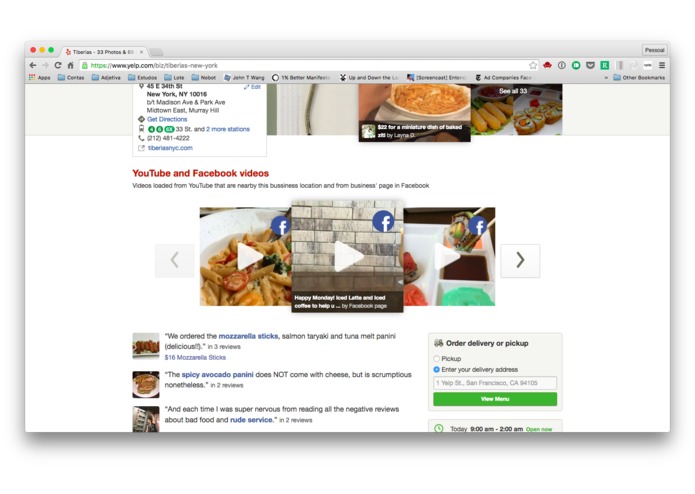 BroadbandTV - Yelp Video Augmenter – screenshot 2